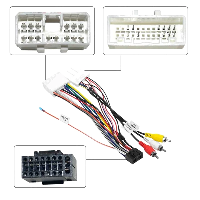 

Car Stereo Audio 16PIN Android Power Cable Adapter CD/DVD Player Wiring Harness for Subaru Forester