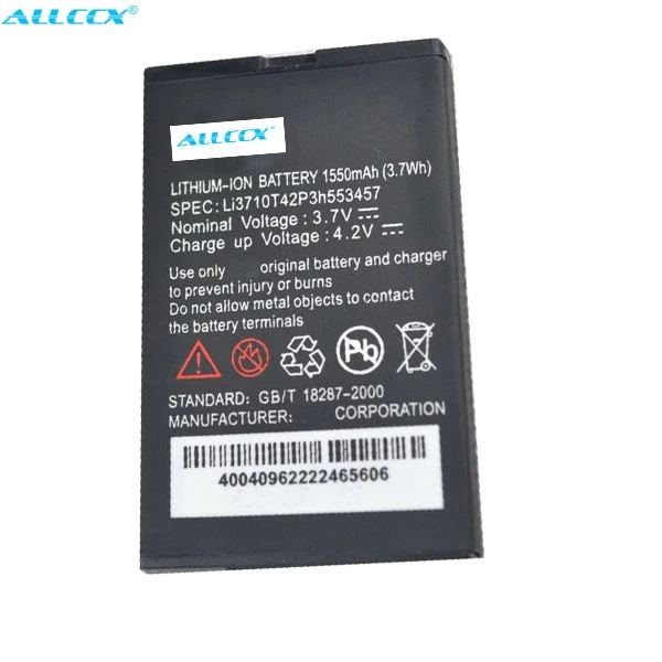 Аккумулятор ALLCCX Li3709T72P3H553447/Li3710T42P3h553457 для ZTE C170 C172 C190 C360 C361 C362 C3621 C366