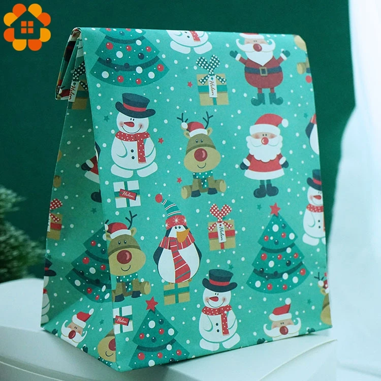 Подарочные пакеты со снежинками 6 шт./компл. | Дом и сад