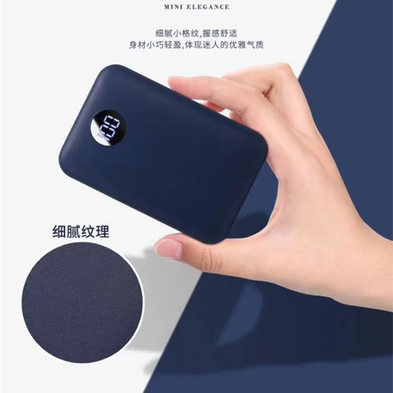 Мини внешний аккумулятор QC3.0 светодиодный дисплей быстрая зарядка PD для Type C