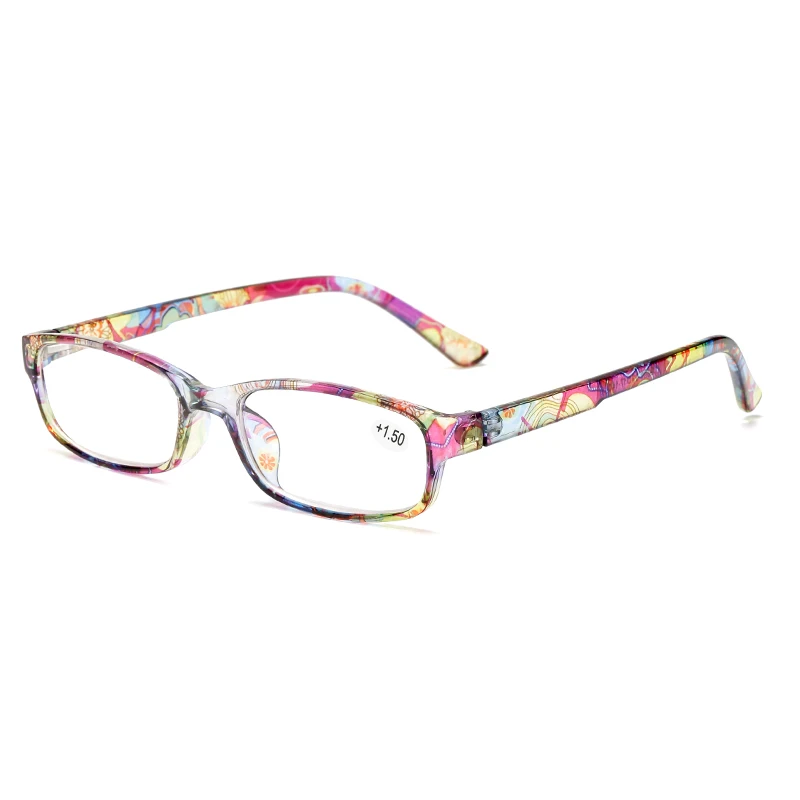 Ультра-светильник очки для чтения очки для дальнозоркости gafas de lectura oculos полная оправа+ 1,0+ 1,5+ 2,0+ 2,5+ 3,0+ 3,5+ 4,0 портативный - Цвет оправы: Purple