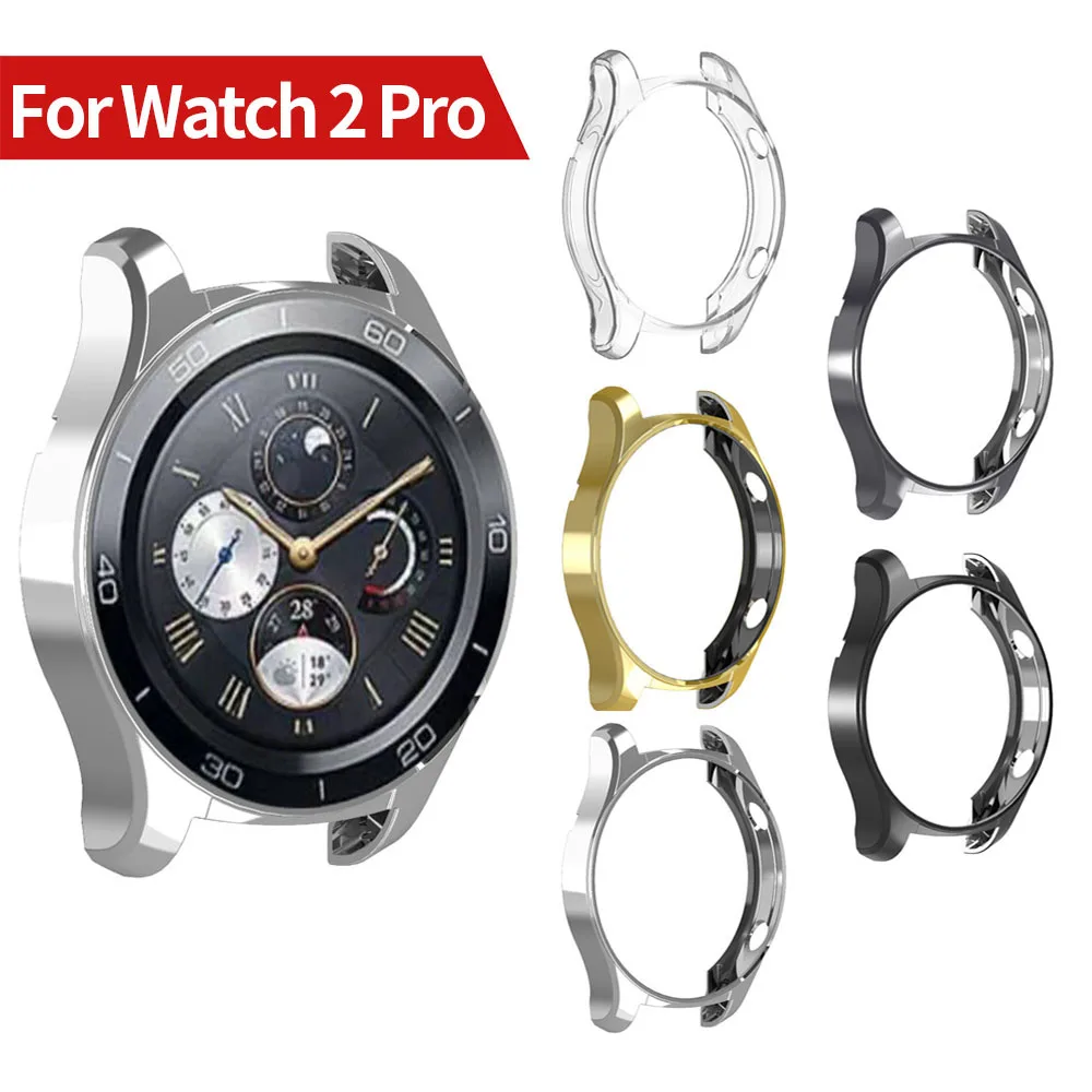 2 шт. чехол для часов huawei Watch GT 2 46 мм Чехол Мягкий Силиконовый ТПУ защитный чехол для часов защитная рамка для huawei GT2 42 мм