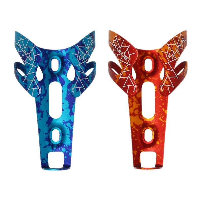 

LUNJE Bicycle Water Bottle Holder Aluminum Alloy Bicycle Water Bottle Rack Cage Bike Cup Holder for Bike Handlebars Motorcycle