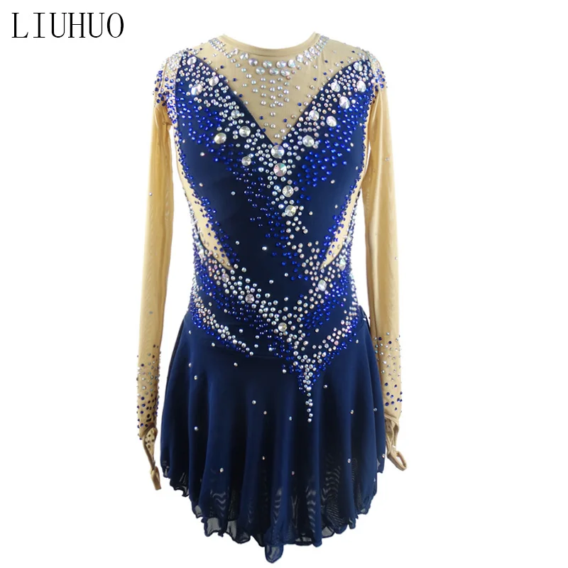 Индивидуальное платье для фигурного катания новинка Брендовые платья на коньках
