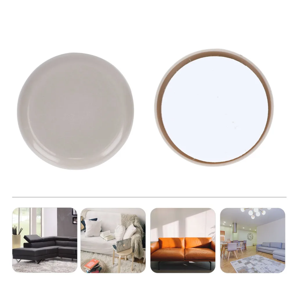 

12Pcs Practical Furniture Desk Chair Glide Mats Self-adhesive Sliders Pads