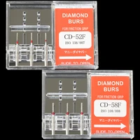 10 packs dental diamond burs cd 52fcd 53fcd 55fcd 59f polisher drill tools fg 1 6mm high speed handpiece dia burs