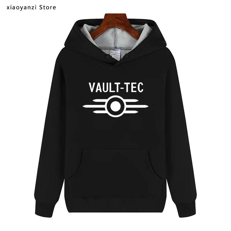

Новинка, худи для игр с логотипом Vault Tec Fallout 2, 3, 4, Мужская классическая Повседневная хлопковая одежда, свитшот для мужчин, Женский пуловер