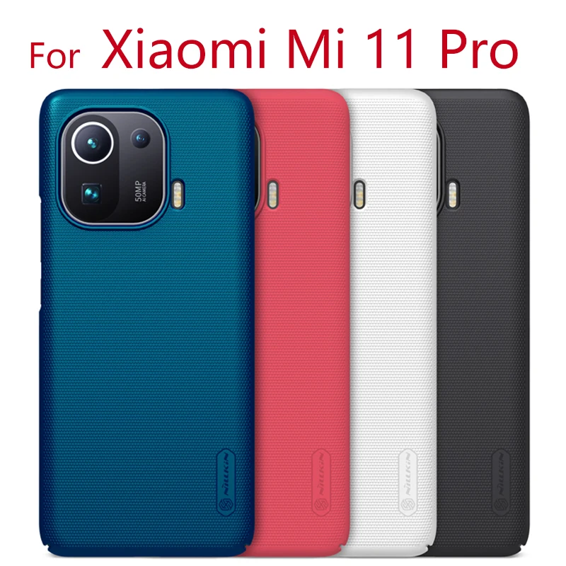 Чехол NILLKIN для Xiaomi mi 11 pro суперматовый защитный жесткий чехол бампер 11i mi11 mi9 с