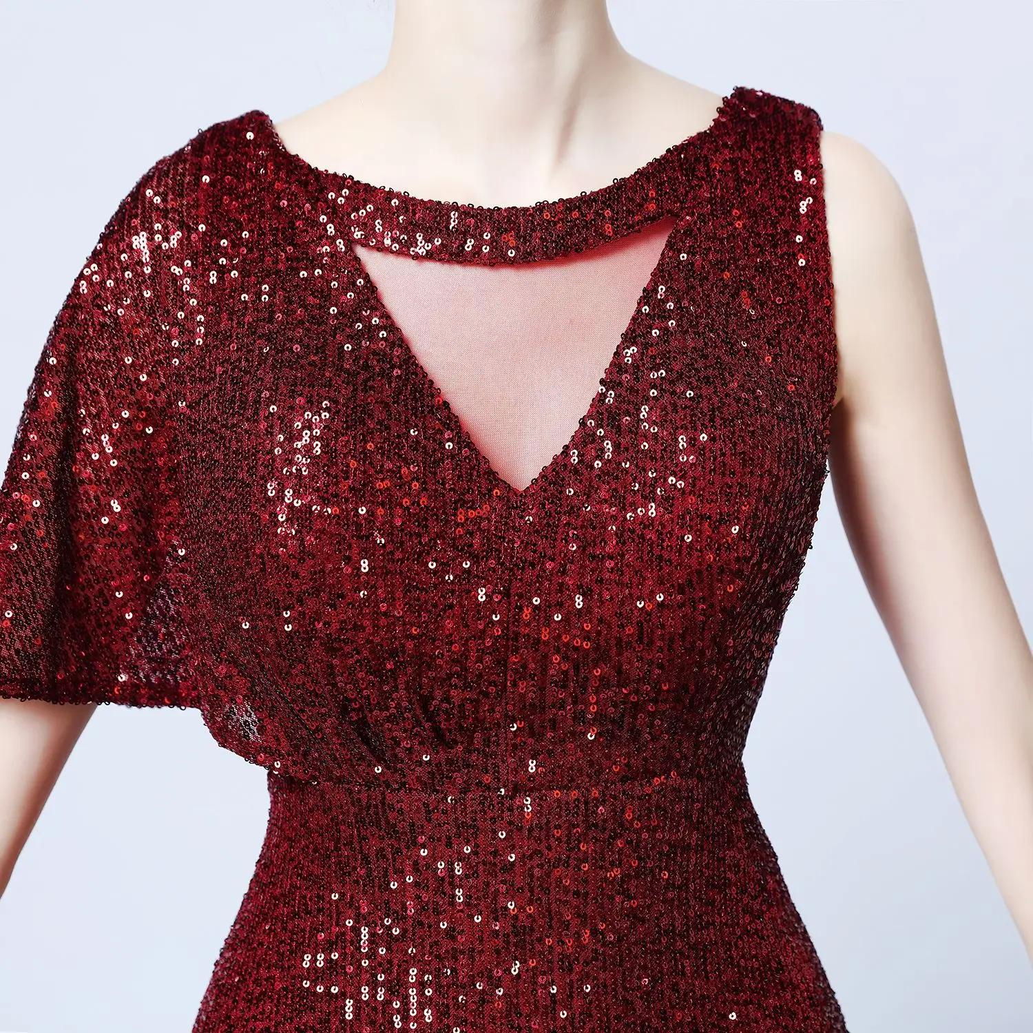 Party Sequined Evening Dress 2020 Sexy Long Robe Sparkling Gowns Backless Vestidos De Fiesta Formal Mermaid Dresses | Свадьбы и