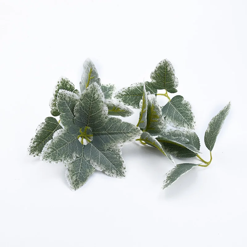 

10pcs Silk leaf christmas decor for home scrapbooki wedding bridal accessories clearance green Leaves diy gift artificial plants