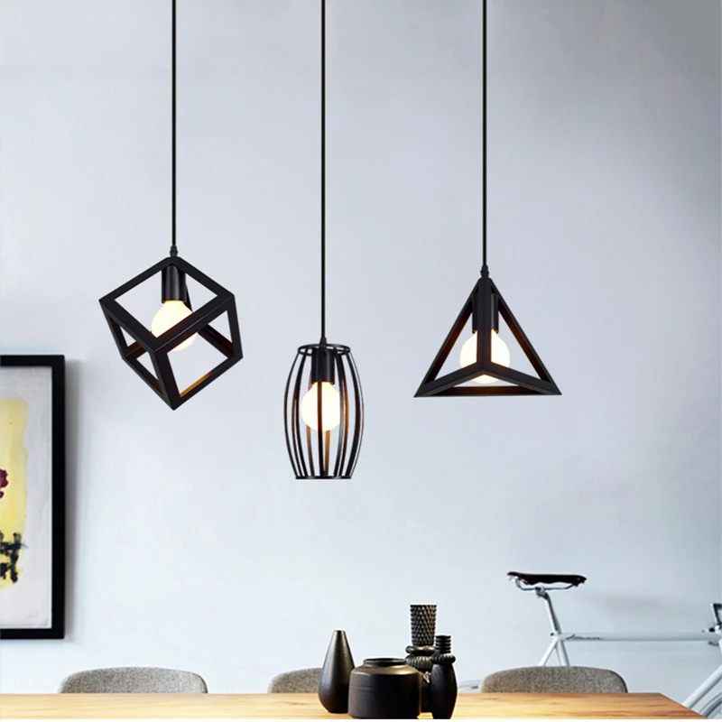 Современный подвесной светильник винтажный в стиле индастриал Современная