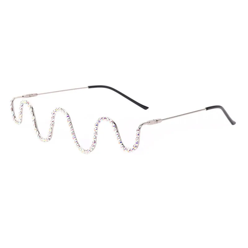 TTLIFE ручная работа бриллиантовые полуоправы металлические волнистые