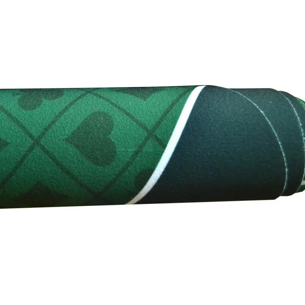 Poker Table Pad Durable Comfortable Rubber Game Tablecloth Mat With Shoulder Bag | Спорт и развлечения