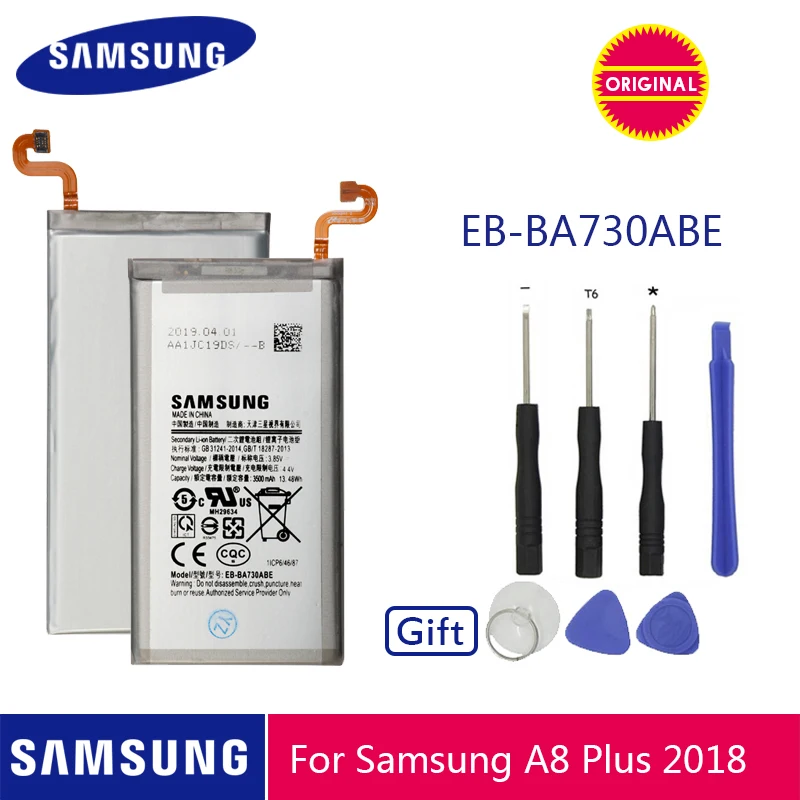 Samsung телефон батарея EB-BA730ABE 3500 мАч для samsung Galaxy A8 PLUS A730 A730F Замена батареи+ Бесплатные инструменты