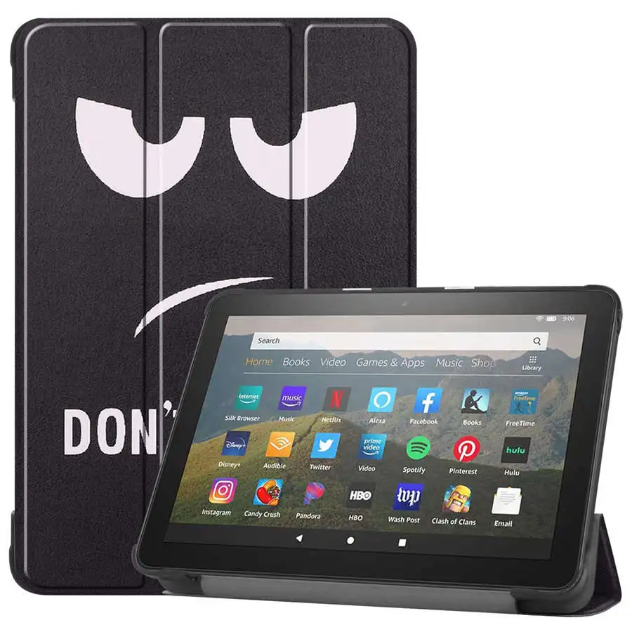 Чехол из искусственной кожи для Amazon Fire HD8 Plus 2020 8 0 Магнитный чехол планшета HD 10 2021