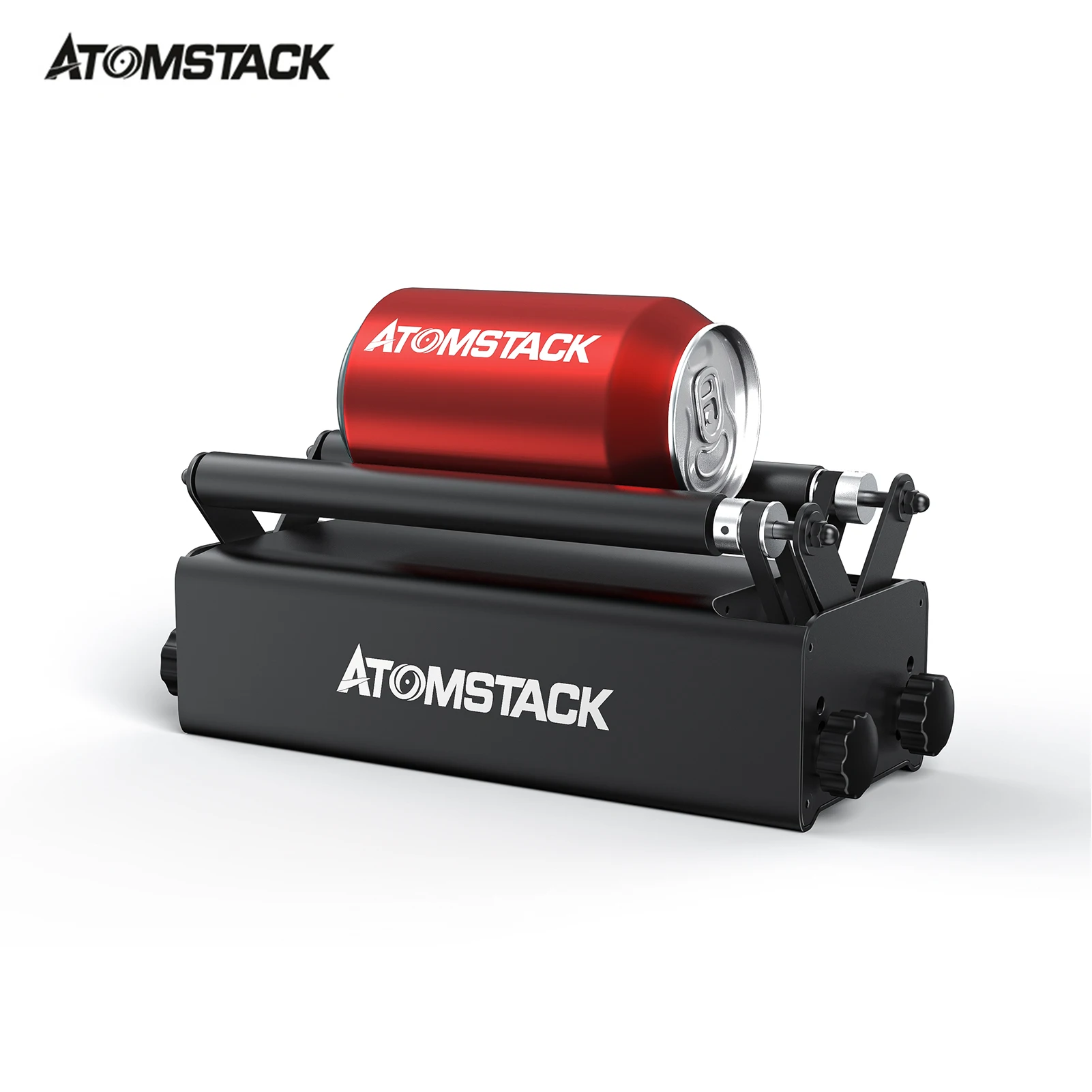 

ATOMSTACK R3 Roller for Cylindrical Objects 360° Rotating Engraving Axis 8 Angle Adjustments Engraving Diameter As Small As 4MM