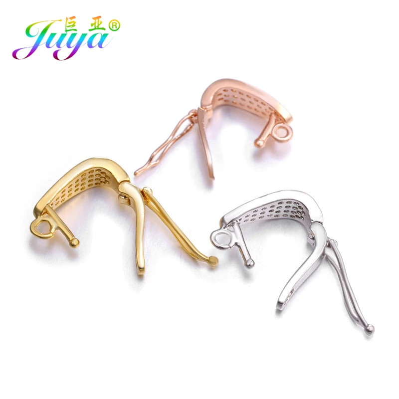 Juya Micro Pave Циркон полый цветок квадратный разъем Подвески Аксессуары для женщин Мода Жемчуг материал для изготовления ювелирных изделий