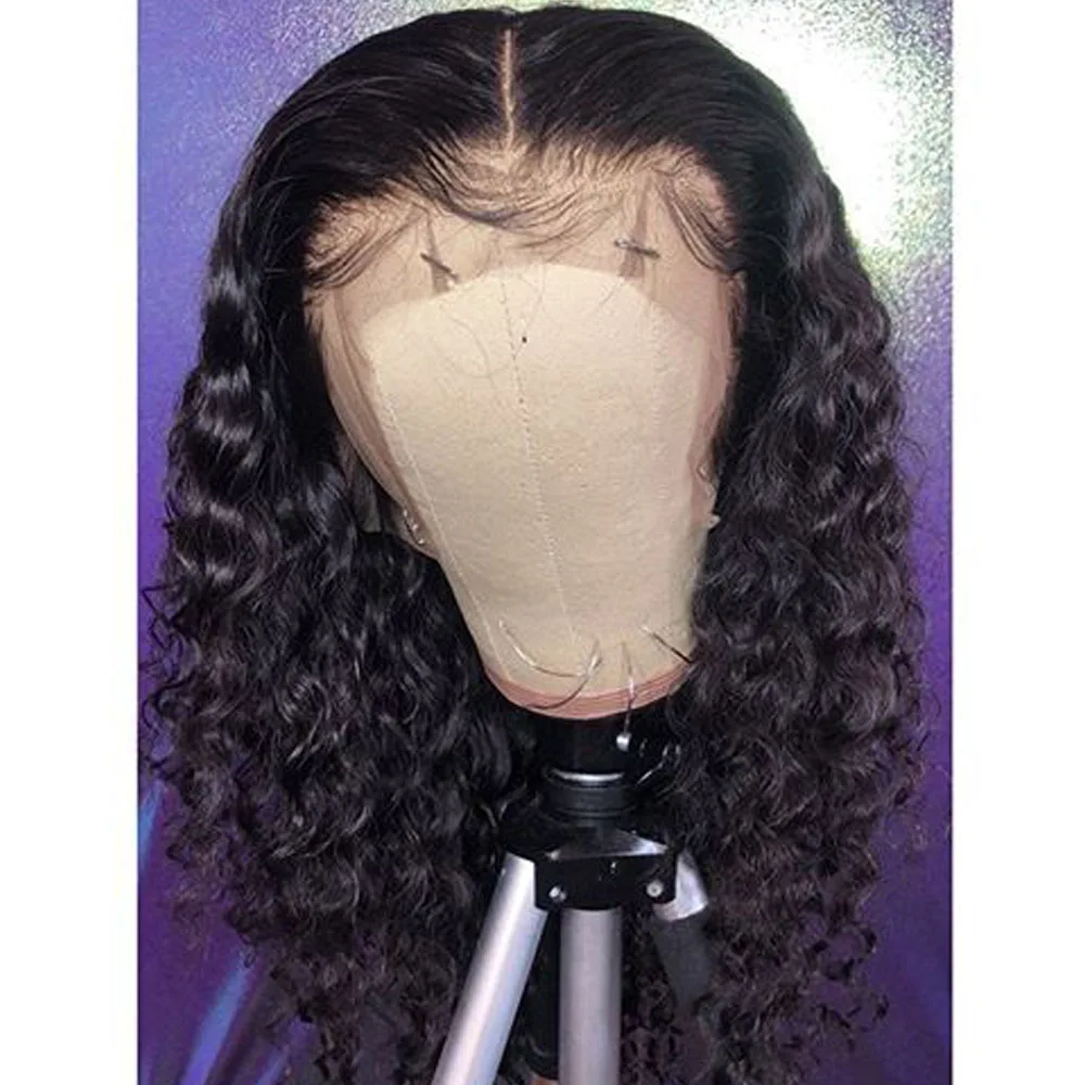 Парик с крупными волнами 150% плотность Безглютеновые полные парики шнурка