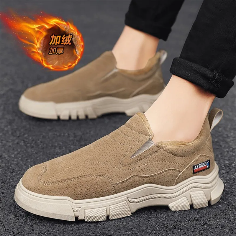 

Winter Platfofm Plush Keep Warm Sneakers for Men 2022 New Cotton Casual Hiking Shoes Original Male Footwear Luxury Snow Boots