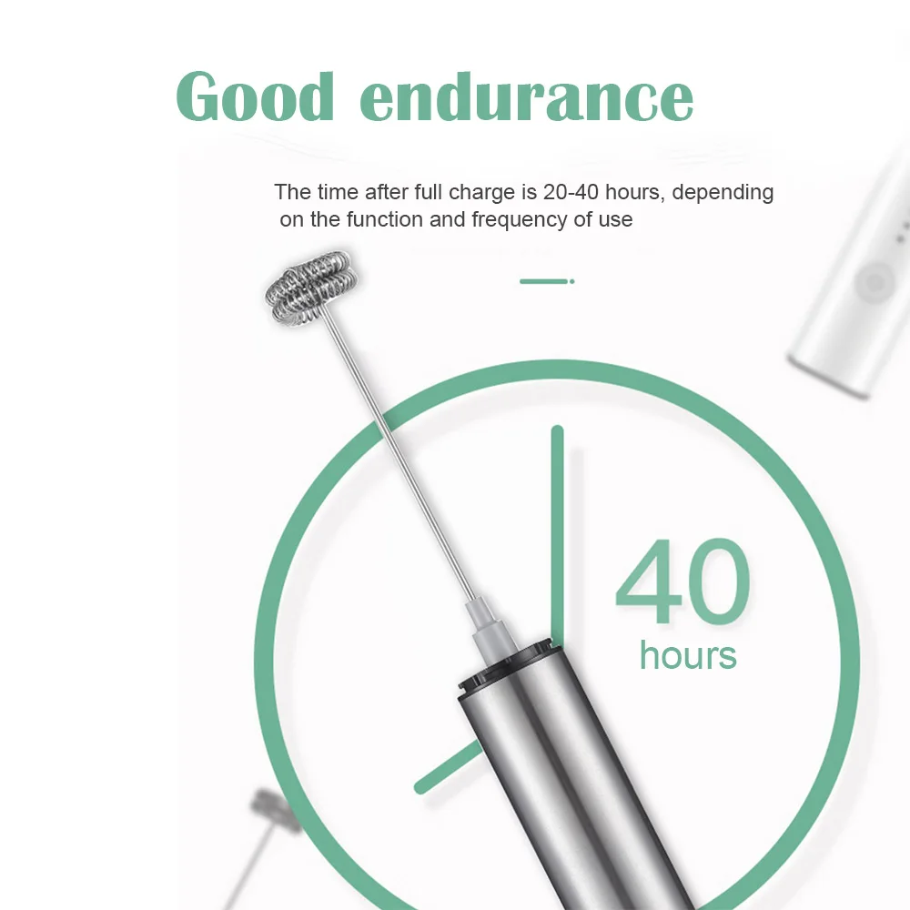 Ручной Электрический венчик зарядка через USB яичное било смешивания машина