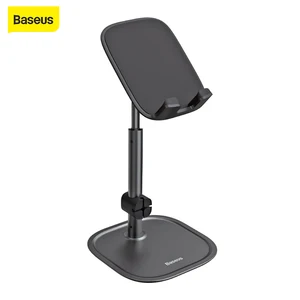 baseus phone holder for iphone 11 11 pro x xs xr android huawei 360 degree rotating laptop holder universal desktop stand free global shipping