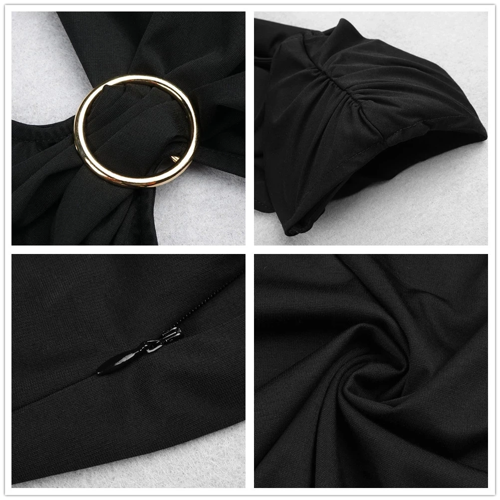 

Women Dress New O-Neck Bodycon Black WhiteMini Dress Party Bodycon Women Hollow Out Summer Dresses