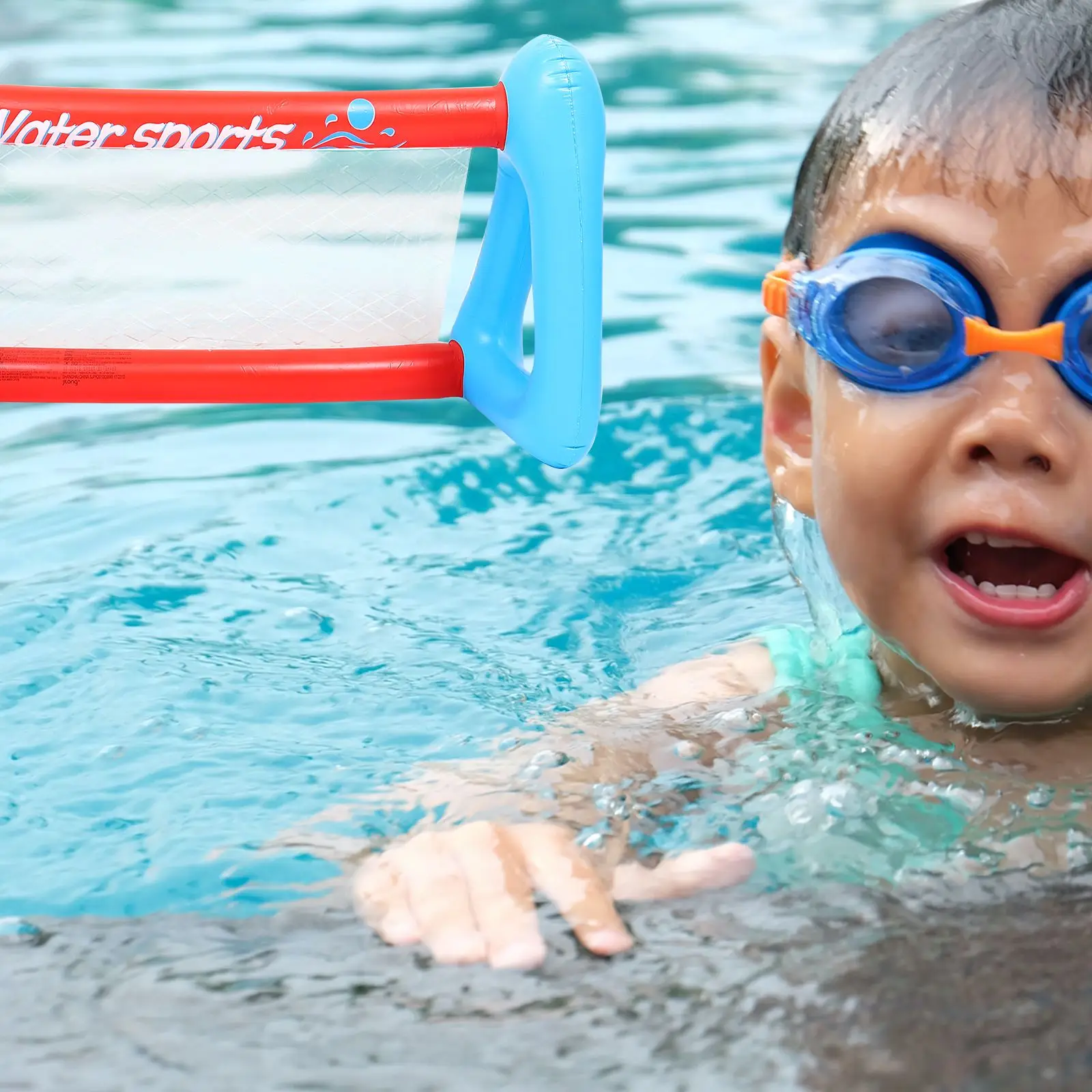 

1 Set Inflatable Pool Float Set Volleyball Net Swimming Game with Volleyballs