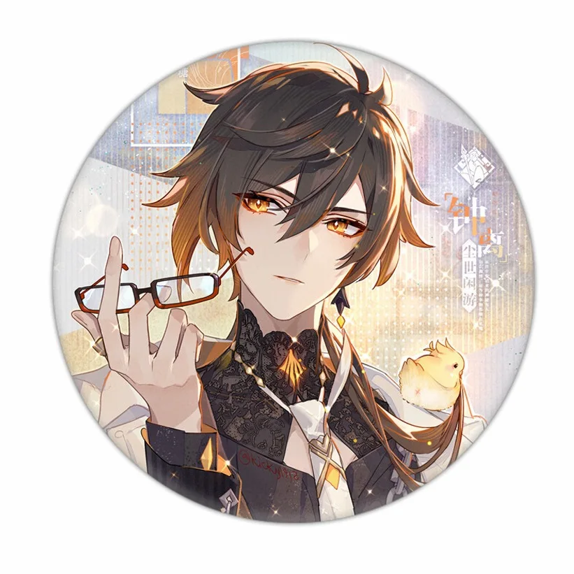 Мультяшные Значки для игры Genshin аксессуары одежды крутые украшения рюкзака броши