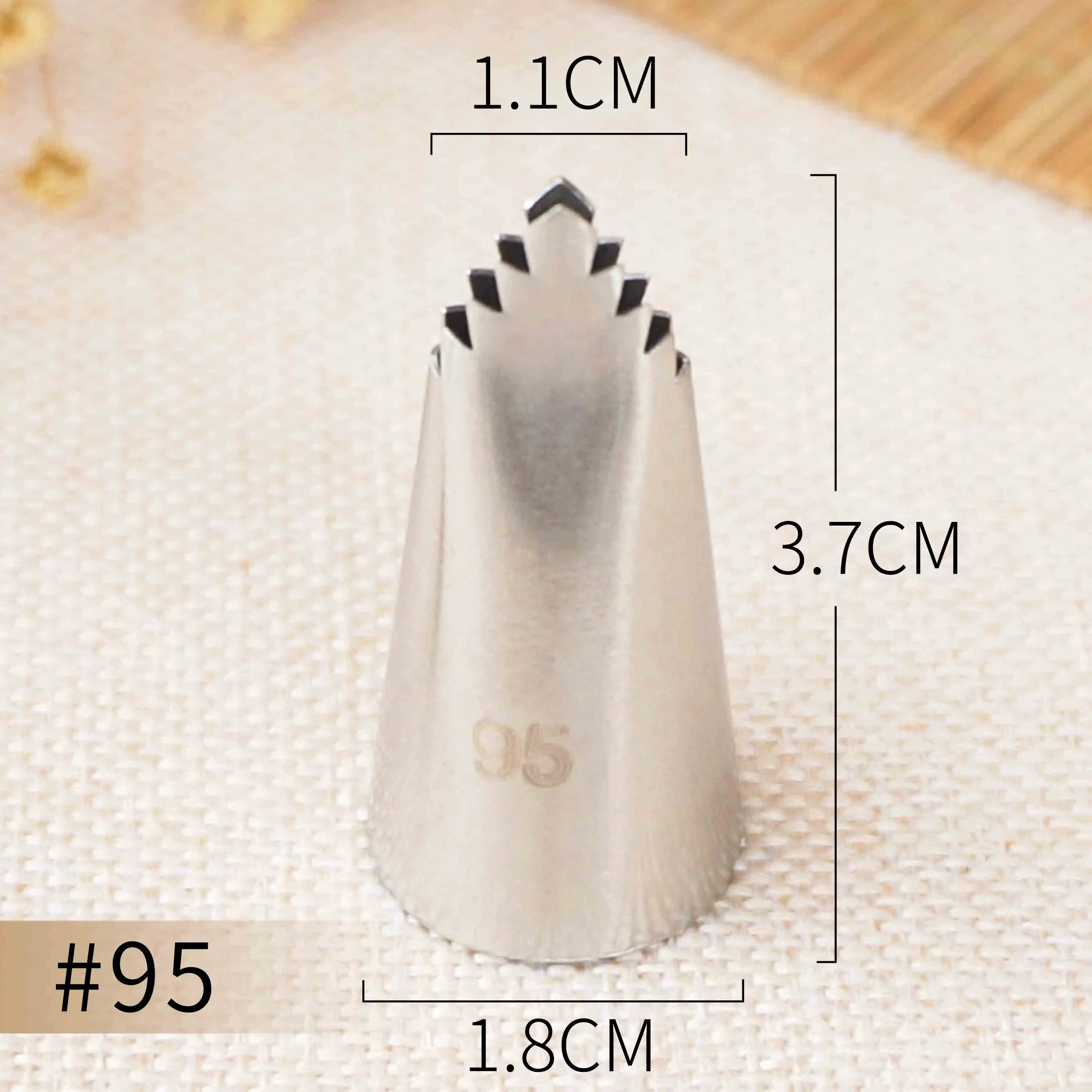 

Насадка для украшения торта с листьями #951 #95, инструменты для выпечки, насадка для крема из нержавеющей стали для кондитерских изделий с глазурью