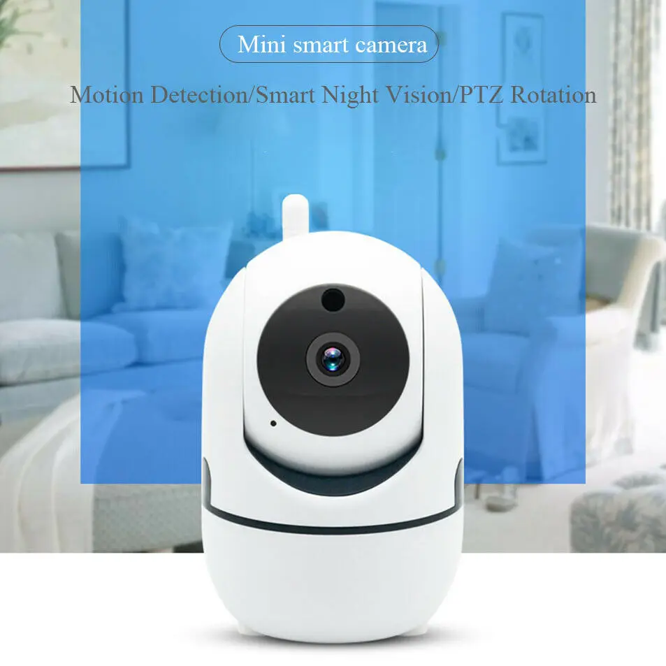 1080P Wi-Fi IP Камера домашнего видеонаблюдения ИК Ночное видение сети Smart внутренняя SD