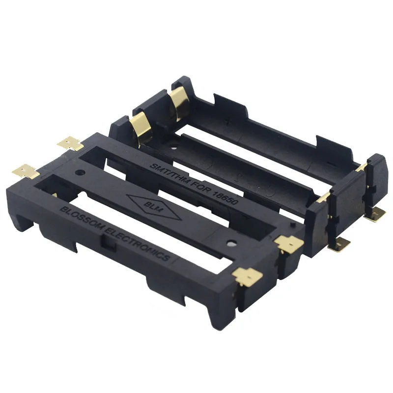 

ABS 18650 Power Bank Cases 1X 2X 18650 Battery Holder Storage Box Case 1 2 Slot Batteries Container with Hard Pin SMT Accessory