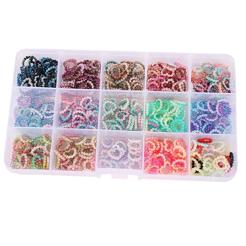 

Imitation Pearl Five-Pointed Star And Heart-Shaped Plastic Beads, Used For DIY Jewelry Making Creative Handmade Decorations