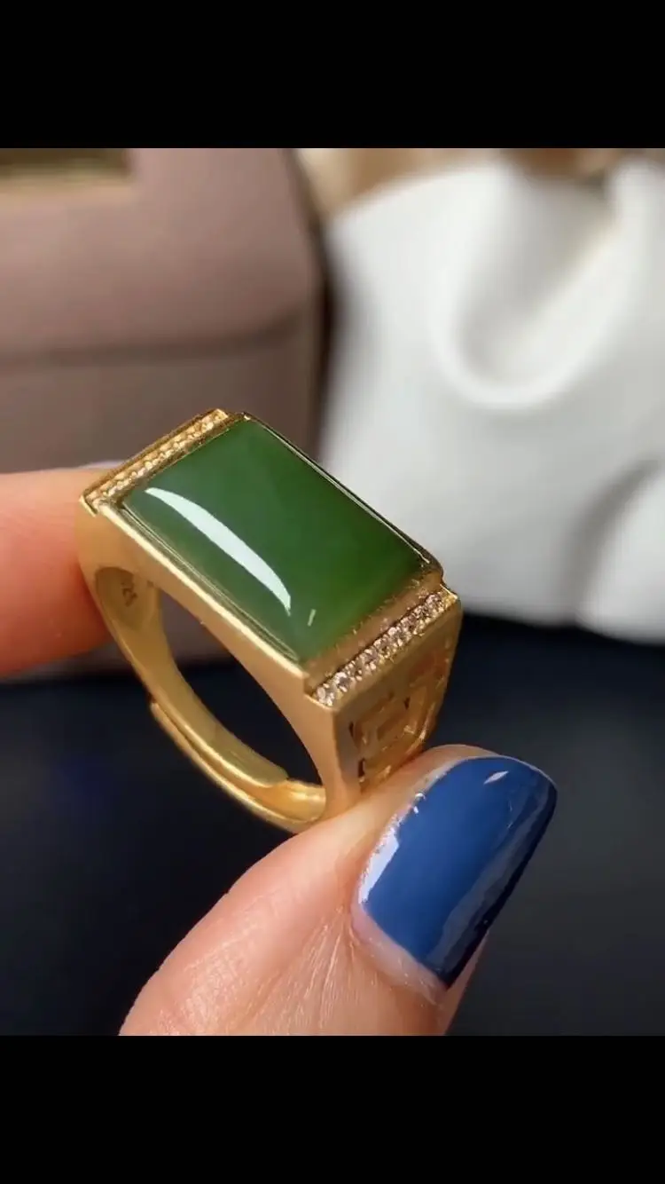 

100% реальные Жидкие кольцо из яшмы, мужское кольцо Бесплатная доставка 925 пробы серебро для мужчин
