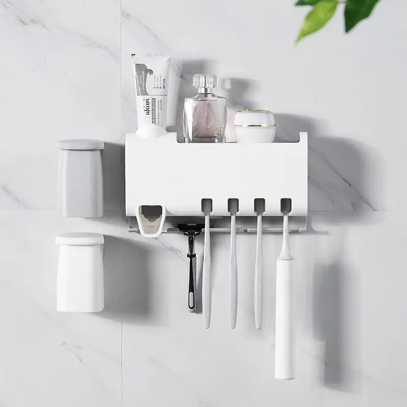 Автоматический набор для выдавливания зубной пасты настенный УФ-стерилизатор