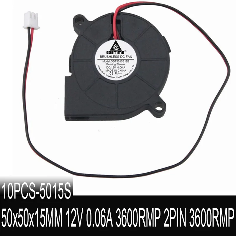 10 шт./лот Gdstime 12 В 5015S PC воздуходувка DC Центробежная турбо 50*50*15 мм 50 мм радиальный компьютер ПК DC вентилятор охлаждения 10 шт./лот Gdstime 12 В 5015S PC воздуходувка DC Центробежная турбо 50*50*15 мм 50 мм радиальный компьютер ПК DC вентилятор охлаждения