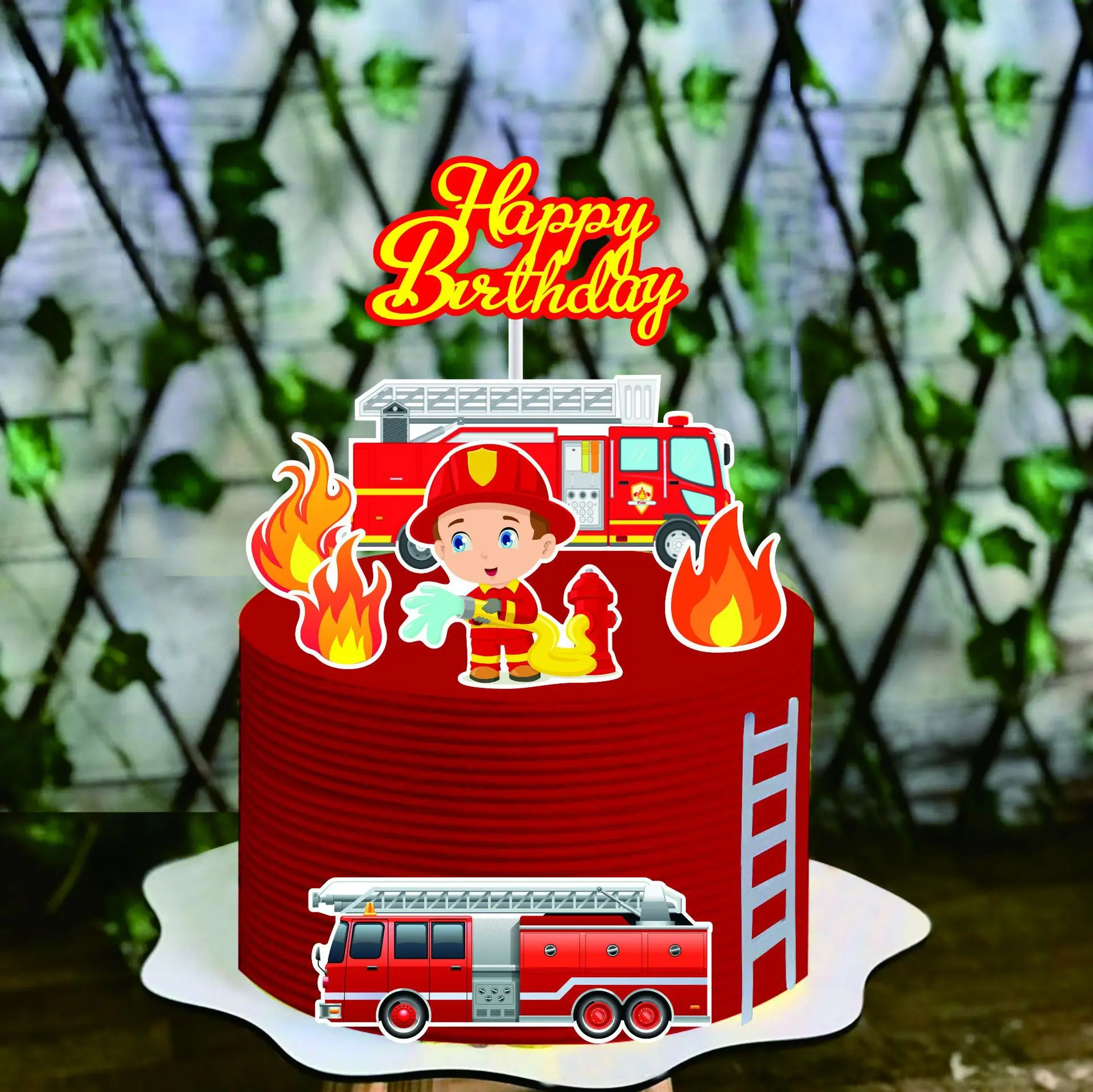 Роскошный автомобиль мотоцикл гоночный мотор горячие колеса пламя огненный торт