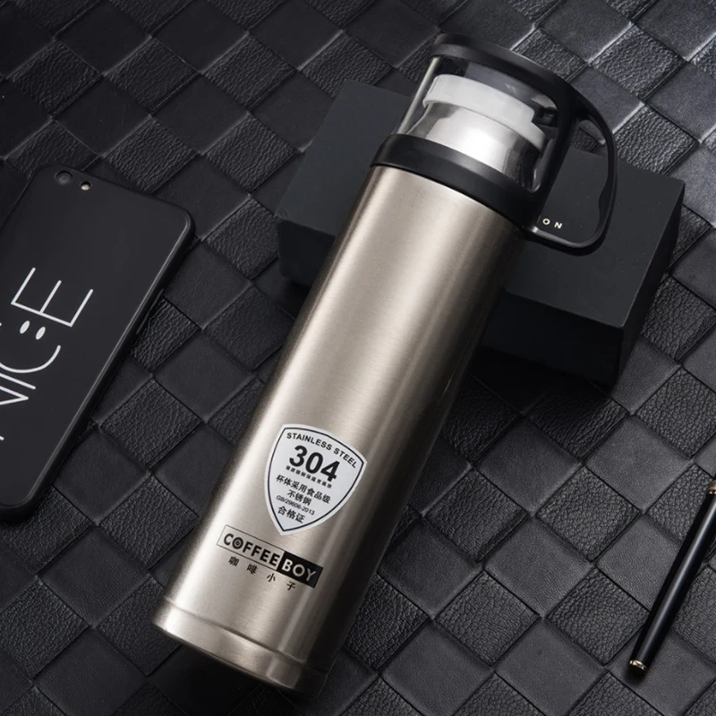 HLZS-coffee Boy портативная Термокружка 500 мл, вакуумная колба для чая 304, Термокружка Из Нержавеющей Стали, Термокружка, Термокружка