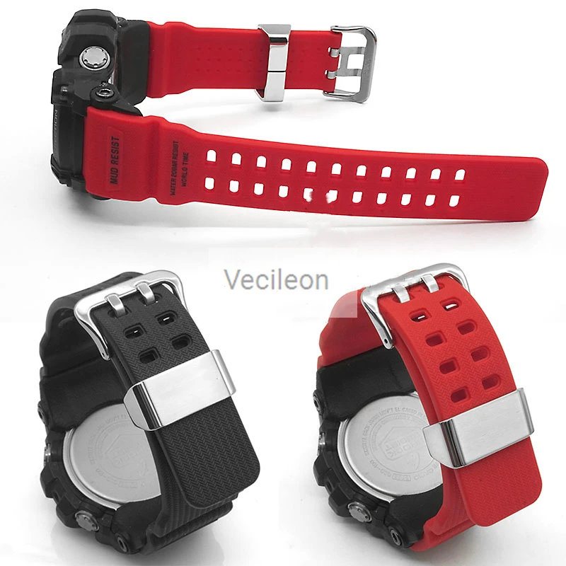 Ремешок для часов из силиконовой смолы мужчин и женщин спортивный