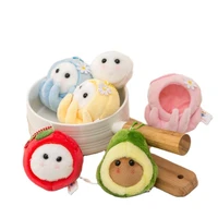 super cute cosplay octopus plushie doll elf plush toy stuffed fruit avocado dressing can took off monsters pandent toy bag decor