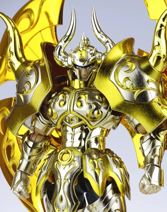 In-Stock JMODEL Soul of Gold EX Aldebaran Taurus Saint Seiya Cloth Myth Gold Saint Metal Armor Action Figure Toy image 4