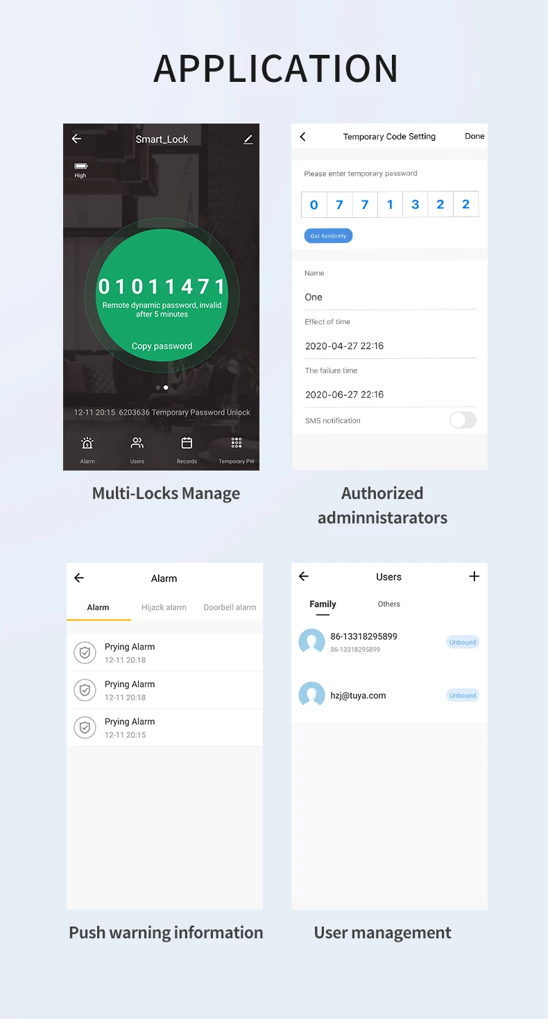 Купить Умный дверной замок Tuya, умный водонепроницаемый замок для умного дома, пароль для дома, отеля Купить Умный дверной замок Tuya, умный водонепроницаемый замок для умного дома, пароль для дома, отеля