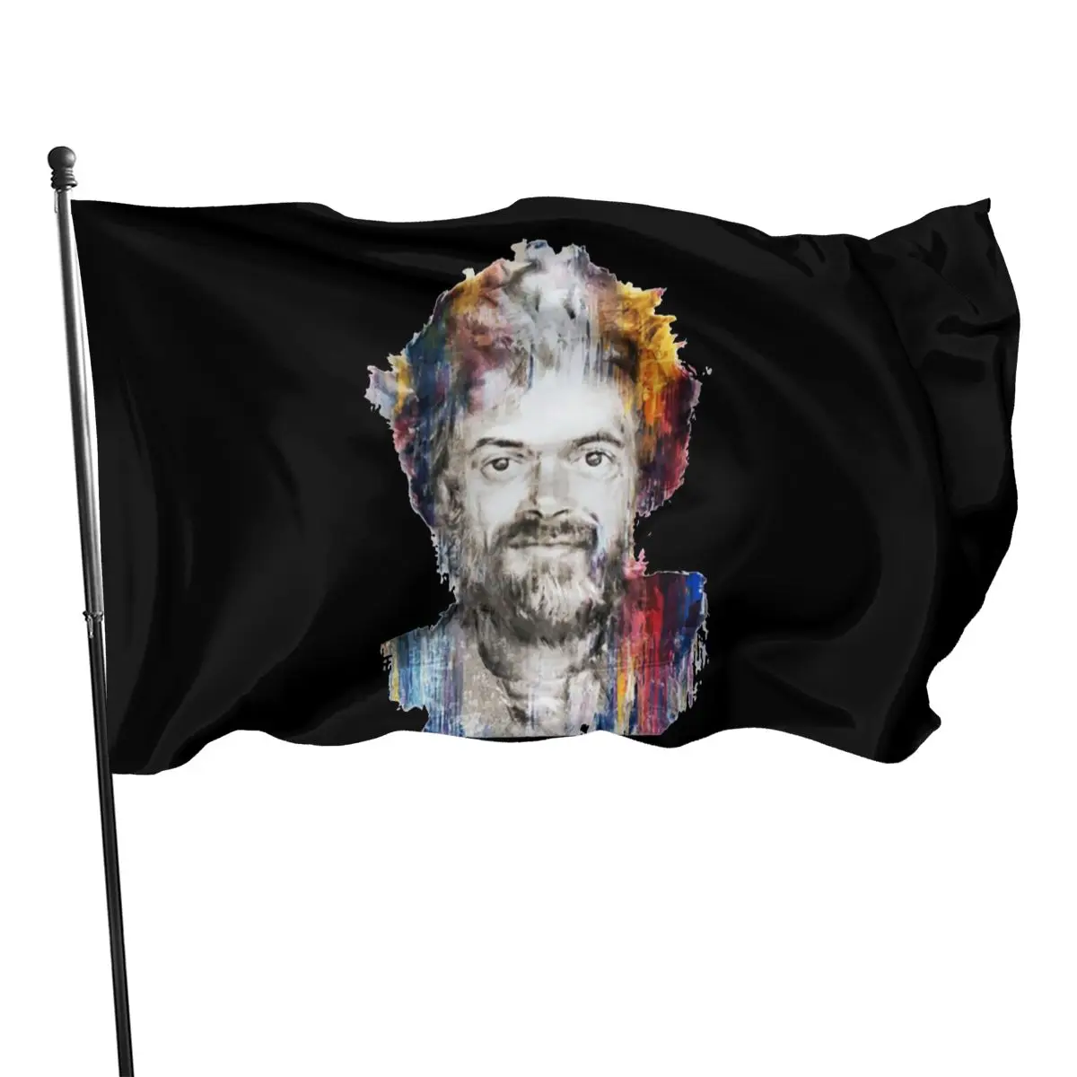

E1Syndicate Terence Mckenna Mushrooms Shrooms Psychonaut Lsd Dmt 5400 Brand Style Cartoon Character Flag