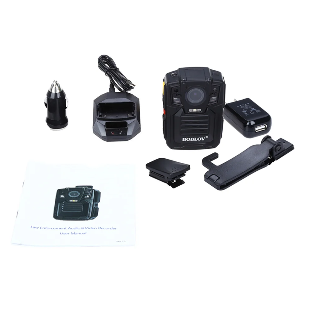 BOBLOV HD66-02 1290P нательная камера полицейская охранная ИК инфракрасная линза носимая
