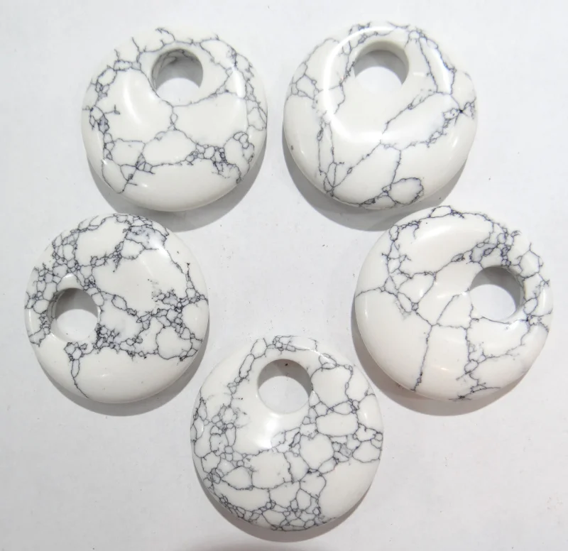 Оптовая продажа подвеска пончик из натурального индийского агата 30 мм 15