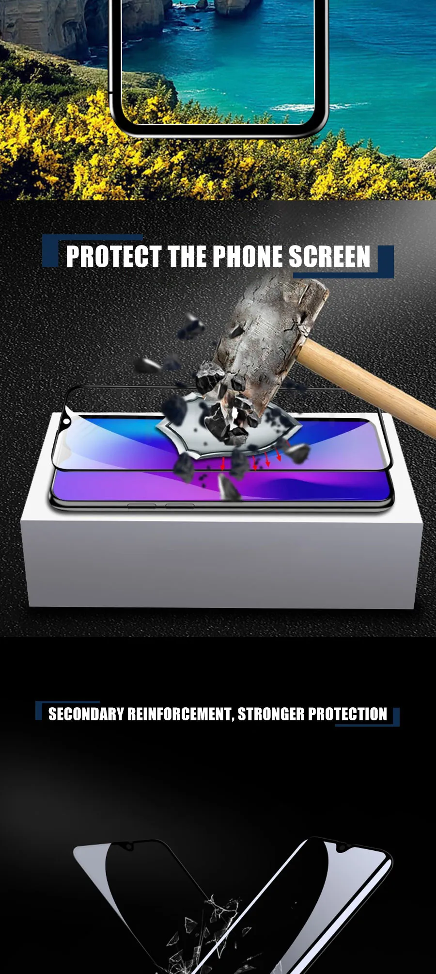 9D закаленное Стекло для samsung Galaxy A20e A50 A60 A70 A80 A90 Экран протектор Стекло A40s A40 A30 A20 A10 M10 M20 M30 M40 пленка