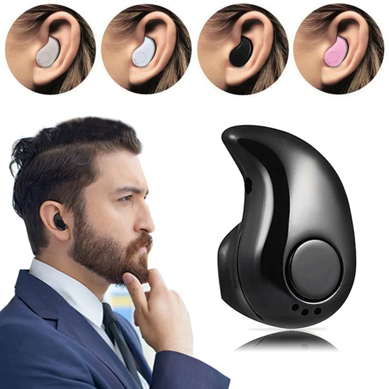 

Mini Wireless Bluetooth Earphone in ear Sports Headset Earphones Earpiece with Mic All smartphones for iPhone Samsung Xiaomi HTC