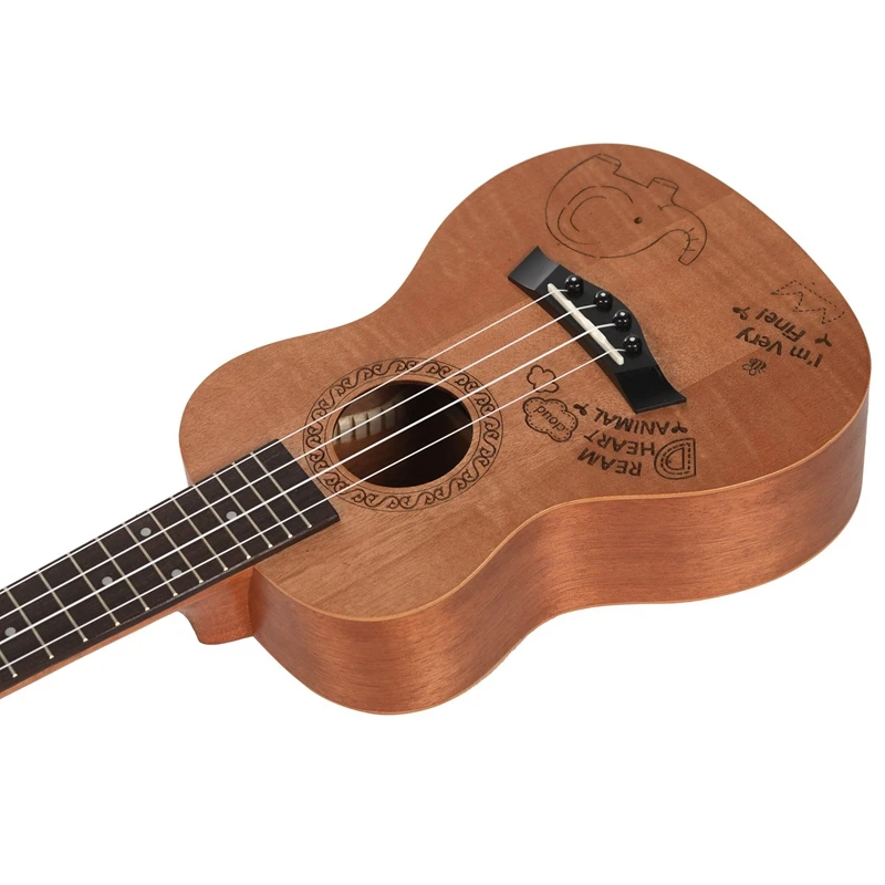 Концертная Гавайская гитара 23 дюйма Oguman Ukelele Uke 4 струнные Гавайские гитары с