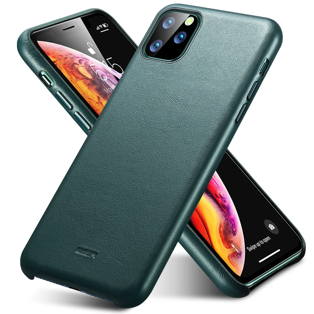ESR Премиум чехол из натуральной кожи для iPhone 11 Pro Max тонкий полностью кожаный телефон с противоударной защитой чехол для iPhone 11 11 Pro