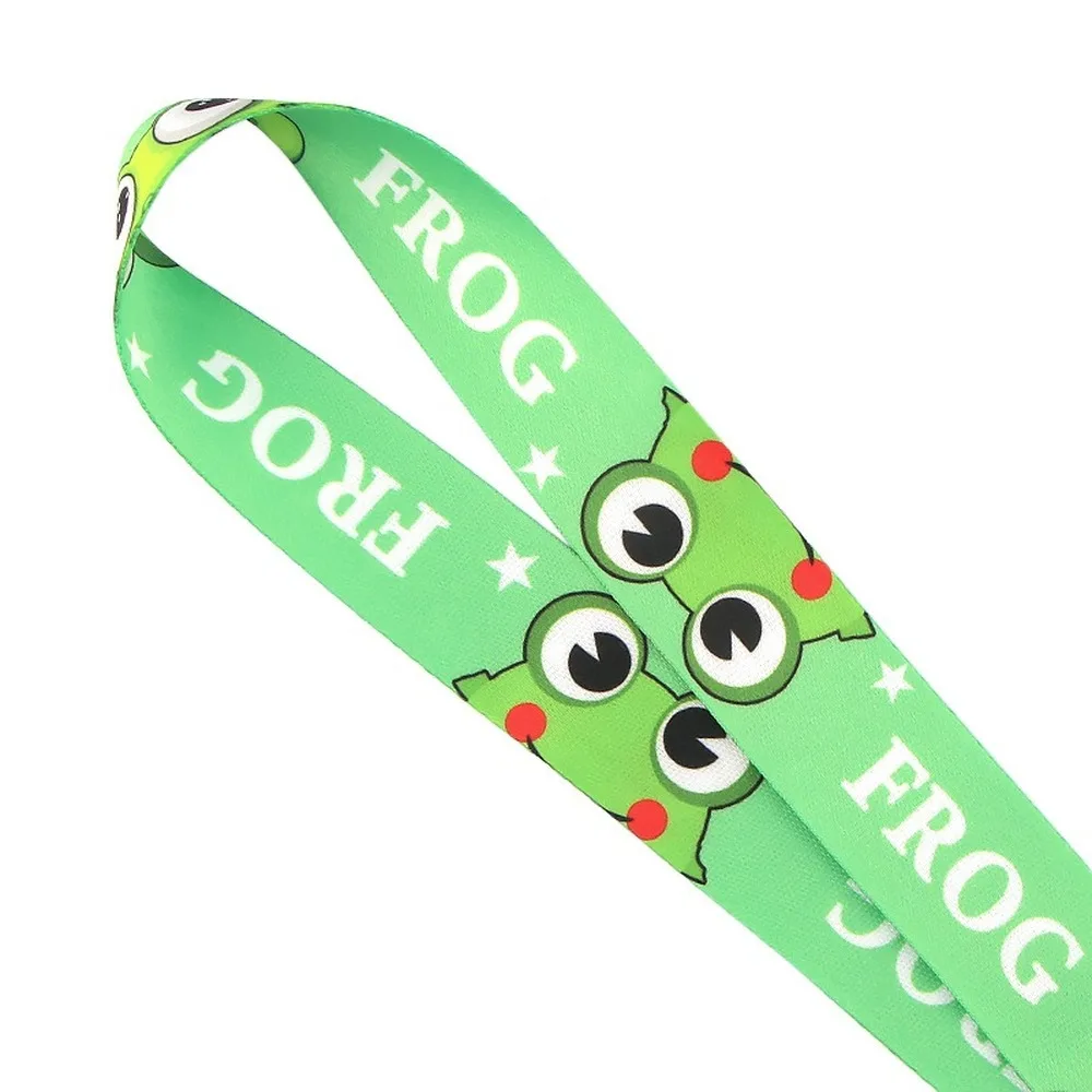 Шнурок лягушка для ключей от телефона полноцветный индивидуальный дизайн