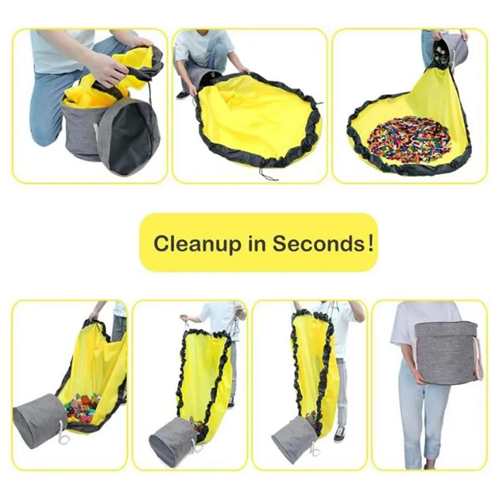 

Oxford Bundle Pocket Outdoor Toy Mat Quick Storage Bag Large Toy Storage Large Play Storage Bag And Play Mat